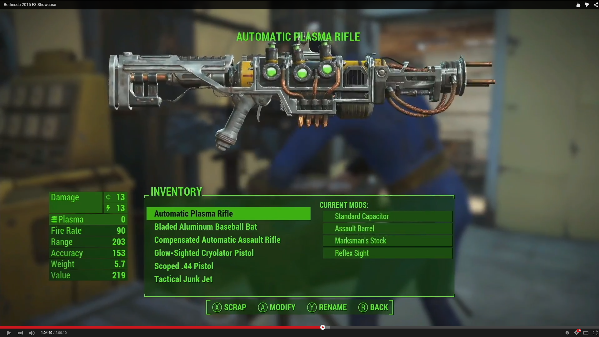 Fallout 4 Plasma Rifle Mods